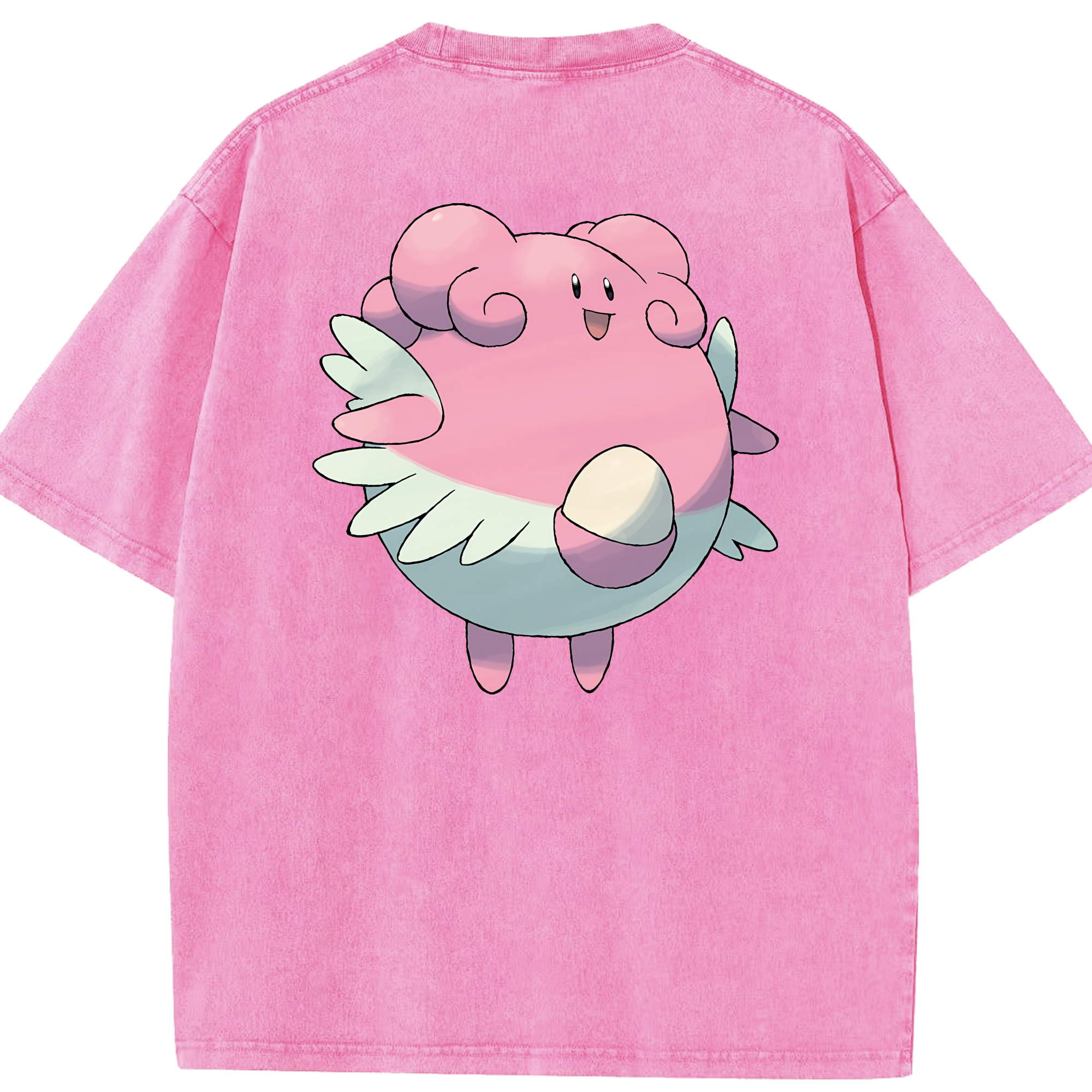 （画像用） ポケットモンスター Pokémon 綿100% ヴィンテージ風 半袖Tシャツ（背面プリント）